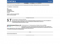 sintes.ch Webseite Vorschau