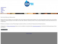 siporex.ch Webseite Vorschau