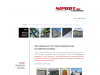 siport.ch Webseite Vorschau