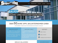 sippl-bauunternehmen.de Webseite Vorschau