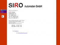 siro.ch Webseite Vorschau