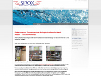 sirox.ch Webseite Vorschau