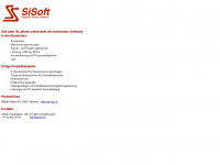 sisoft.ch Webseite Vorschau