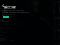 sixcom.ch Webseite Vorschau