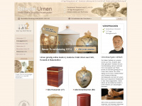 stilvolle-urnen.de Webseite Vorschau