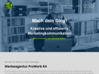 prowerb64.de Webseite Vorschau