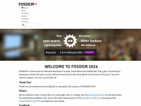 fosdem.org Webseite Vorschau