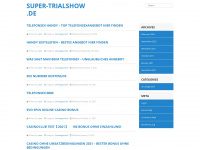 super-trialshow.de Webseite Vorschau