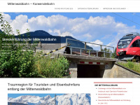 mittenwaldbahn.de Webseite Vorschau