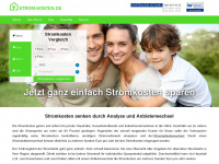 strom-kosten.de Webseite Vorschau