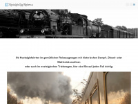 nostalgiezugreisen.de Webseite Vorschau