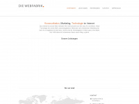 webfabrik.net Webseite Vorschau