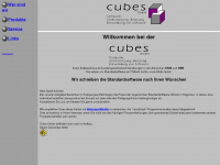 cubes.de Webseite Vorschau