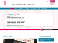 kab-paderborn.de Webseite Vorschau