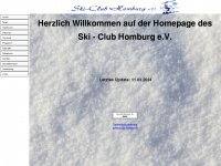 ski-club-homburg.de Webseite Vorschau