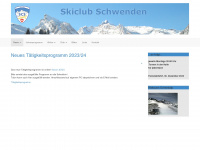 skiclub-schwenden.ch Webseite Vorschau