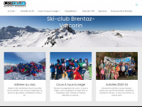 skiclubbrentaz.ch Webseite Vorschau