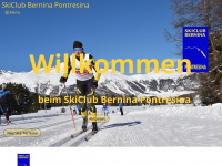 skiclubpontresina.ch Webseite Vorschau