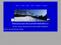 skiclubwattenscheid.de Webseite Vorschau