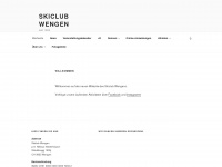 skiclubwengen.ch Webseite Vorschau