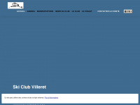 skiclubvilleret.ch Webseite Vorschau