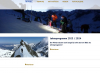 skiklubalpina.ch Webseite Vorschau