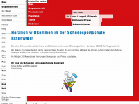 skischulebraunwald.ch Webseite Vorschau