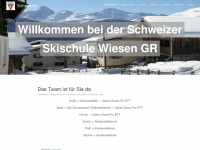 skischulewiesen.ch Webseite Vorschau