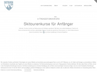 skitourenkurs.at Webseite Vorschau