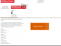 skorianz-bau.at Webseite Vorschau