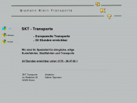 skt-transporte.de Webseite Vorschau