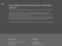 sky-elektronik.de Webseite Vorschau