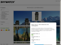 skywatch.ch Webseite Vorschau