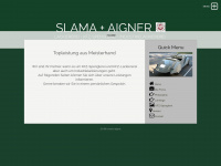 slama-aigner.at Webseite Vorschau