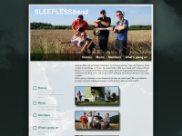 sleeplessband.de Webseite Vorschau
