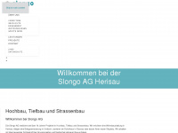 slongoag.ch Webseite Vorschau