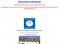 slowenien-individuell.de Webseite Vorschau