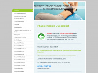 physiotherapie-duesseldorf.info Webseite Vorschau