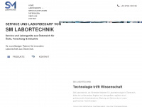 sm-labortechnik.at Webseite Vorschau