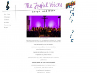 the-joyful-voices.de Webseite Vorschau