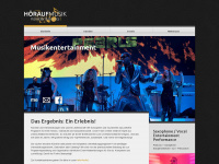 hoerauf-musik.de Webseite Vorschau