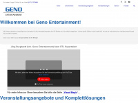 geno-entertainment.de Webseite Vorschau