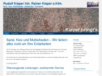 kieper-transporte.de Webseite Vorschau