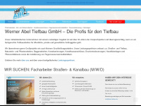 abel-tiefbau.de Webseite Vorschau