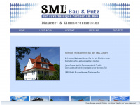 sml-bau.de Webseite Vorschau