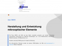 smos-microoptics.de Webseite Vorschau