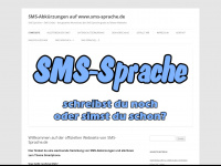 sms-sprache.de Webseite Vorschau