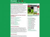 snooker-seite.de Webseite Vorschau