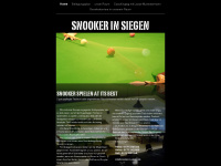 snooker-in-siegen.de Webseite Vorschau