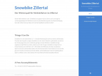 snowbike-zillertal.at Webseite Vorschau